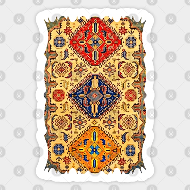 Armenian Folk Artwork Sticker by doniainart